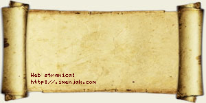 Omilj Jočanin vizit kartica